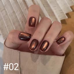 10ML 1-10PCS Winter New Style Hot Selling Black Nails Brown Nails Glass Bead Magnet Cat Eye Nail Polish Nail Set Nail Supplies