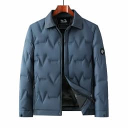 New Autumn/Winter Solid Color Windproof Thickened Warm Cotton Jacket Men's Casual Loose Sports Plus Size High Quality Outerwear