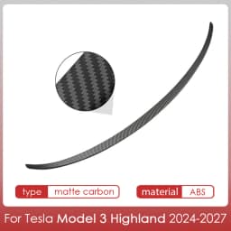 Spoiler for Tesla Model Y Juniper Accessories Spoilers Wings for Tesla Model 3 Highland Accessories 3/Y 2017-2027 ABS Material