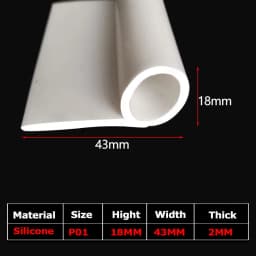 1/5Meter 9 Shape Auto Rubber Seals Car Door high temperature Oven Steam Doors Window Silicone P-Type Weather Strip