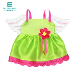 Clothes for doll fit 40cm new born doll accessories Fashion sequined jackets and dresses Christmas gifts for kids