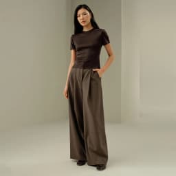 LILYSILK Women's Slim Fitted Silk Jersey Tee with Short Sleeves and Round Neck
