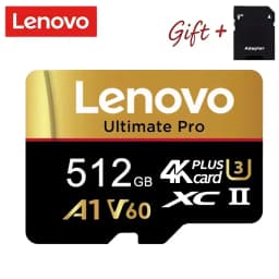 Ultra Lenovo Memory Card 512GB SD Cards TF Cards Micro SD Card 128GB 64GB Data Integrity 8K for Drone / Camera / Smartphone