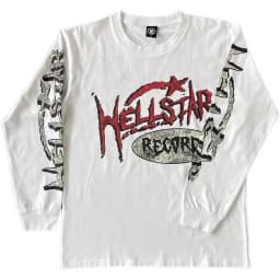 HS Recdrds Ins Same European and American Fashion Brand Cotton Long-Sleeved T-Shirt