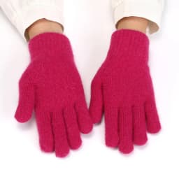 New Winter Thickened Solid Full Finger Gloves Women Men Autumn Knitted Mittens Hand Warmer Gloves Outdoor Cycling Soft Gloves