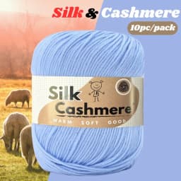 10pcs Silk Cashmere Yarn DK Double Knitting, High Quality, Soft and Warm, for Crochet and Knitting, for Christmas, Halloween, Ea
