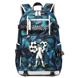 CR7 Ronaldo 67 Print Large Capacity Backpack for Students Teens Kids School Travel Daypack