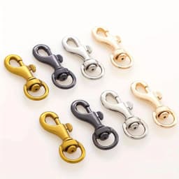 5pcs Metal Swivel Lanyard Snap Hook, Key Chain Swivel Hook Lobster Claw Clasp
