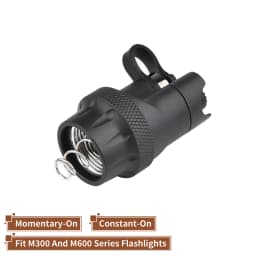 Surefir M300 M600 Flashlight With AXON Dual Function Remote Pressure Switch Fit 20mm Rail Hunting Tactical Airsoft Light