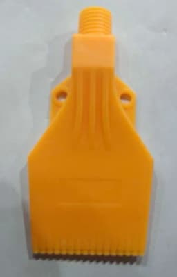 Wideth Plastic Air Knife Air Blowing Drying Flat Fan Nozzle Male Thread Wash Jet Nozzle Plastic Blowing Nozzle