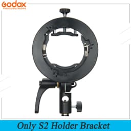 Godox S2 Bowens Mount Flash S-type Holder Bracket Handheld Grip for Godox V1 V860II AD200 AD400PRO Speedlite Flash Snoot Softbox
