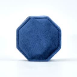 Velvet Ring Box Round Octagonal Ring Box Manufacturers Wholesale Box Proposal Three Rings Box Can Print Logo