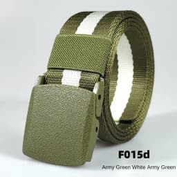Red Automatic Buckle Nylon - Men Belt Waist Canvas Belt Outdoor Strap Travel Jeans Black Belts for Women