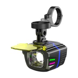 Highlight LED Cycling Light Type-C Rechargeable Bike Lamp Aluminum Alloy Wireless Remote Control Bicycle Headlight for Scooter