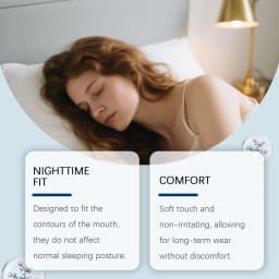 1pcs/1box Silicone Sleep Care Braces Preventing Teeth Grinding Anti Snoring Teeth Brace Sleep Better Breathing Night Health Tool