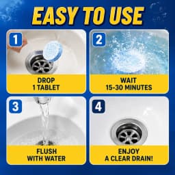 Pipeline Cleaning Effervescent Tablets Sewer Floor Drains Oil Stains Blockages Dissolution Deodorization Cleaning Agents