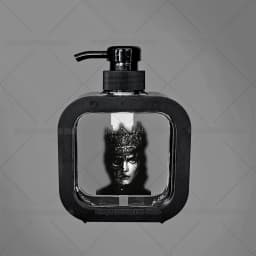 300ML Michael Jackson Transparent Soap Dispensers Refillable Portable Empty Bottle Shower Gel Detergent Dispensing Bottle Gift