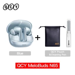 QCY MeloBuds N65 Wireless Earbuds BT 6.0 AI ANC LDAC Hi-Res Audio Head-Tracking Spatial Sound Headsets 8 Mics 50Hrs Earphones
