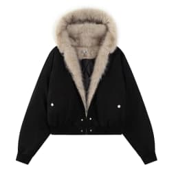 Cotton jacket with fur collar eagle embroidered and tie-dyeed winter men's design outdoor jacket thick and comfortable