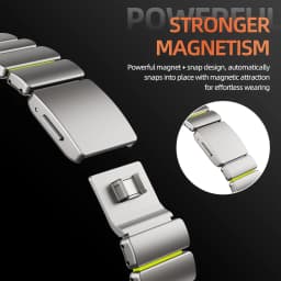 Titanium Strap for Samsung Galaxy Watch Ultra 47mm 2026/2025/2024 Luxury Metal Magnetic Band for Galaxy Watch 7 Ultra Bracelet