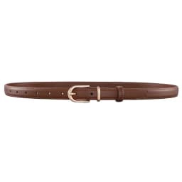 Women's Thin Leather Belt Personalized Alloy Buckle Simple Fashion High Quality Waistband Decorate Belt with Jeans Coat
