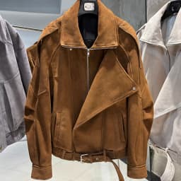 YOLOAgain Women's Real Leather Jacket 2025 Autumn Oversized Vintage Sheepskin Coat Female