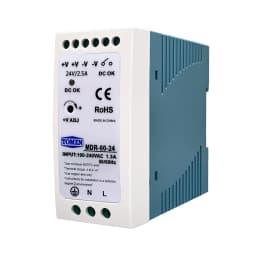 TOMZN DIN RAIL 60W AC-DC SMPS Single Output Switching Power Supply Input 110V 220V Output 5V 12V 15V 24V 36V 48V Adjustable