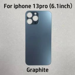 Back Cover Glass For iPhone 13 Pro /13 Pro Max, Rear Battery Door Housing Replacement Repair Part