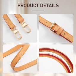 Adjustable Vachetta Leather Replacement Strap For Speedy 25 30 35 Handbag Crossbody Shoulder Strap Cowhide Bag Accessories