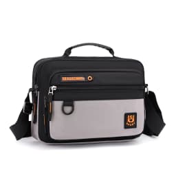 Multi-Pocket Oxford Messenger Bag for Men – Roomy Crossbody Shoulder Pack for Office Travel & Everyday Carry