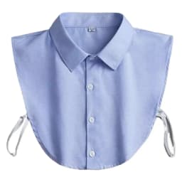 Fake Collar Universal Fake Collar For Men And Women Shirts Dickey Half False Blouse Dickey Tops Solid Color Easy Match Business