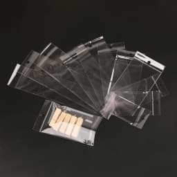 100pcs Transparent Self Adhesive Bag Plastic Hanging Opp Pouches Seal Gift Bag for Handmade Jewelry Display Retail Packing Bags