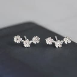 Silver Plated Creative Ear Hole Earrings for Women Prevent Korean Style Stud Earrings Allergy Earrings Fine Jewelry Accessories
