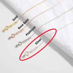 ZHUKOU,Real Pure S925 Sterling Silver Simple O shape Collarbone Necklace for DIY Pendant Adjustable length women's Necklace SL1