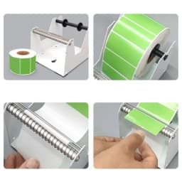Universal Barcode Label Separator 10-120mm Tag, Manual Label Distributor Machine - Thermal Sensitive Sticker Peeling Tool