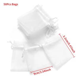 50Pcs Kraft Paper Card with 50Pcs Self-Adhesive Bags Blank Cardboard Holder Tags For Long Drop Earring Jewelry Display Packaging