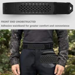 TUSHI New 3.8cm Tactical Inner Belt for Men Premium Nylon Rigid Hook & Loop Straps 95cm to 135cm Unbuckled Belt Male Waistband