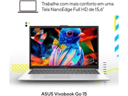 Asus Vivobook Go 15 Intel Core i3 N305 8GB RAM SSD 256GB Full HD Windows 11 E1504GA-NJ434W Notebook