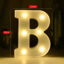 Creative Luminous Digital Number Letter Light AAA Battery Powered Lamp Night Light for Christmas Wedding Birthday Party Decor