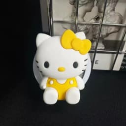 3D Sanrio Hello Kitty For Magsafe Magnetic Phone Griptok Grip Tok Stand Cute Cartoon For iPhone Foldable Silicone Holder Case