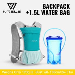 WRELS Hydration Backpack Water Bladder with Water Bladder Hydration Vest Backpack for Men Women for Marathon Trail Cycling Hikin