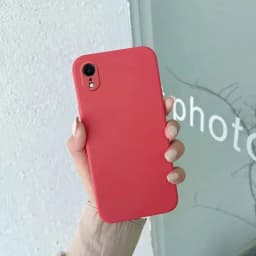 Liquid Silicone Phone Case for For iPhone XR X XS Max Matte Basic Cover Caqas