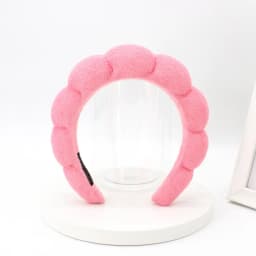 Women Girls Sponge Co Spa Makeup Bubble Terry Cloth Headband Puffy Retro Hair Bands Soft Hairband Headwear