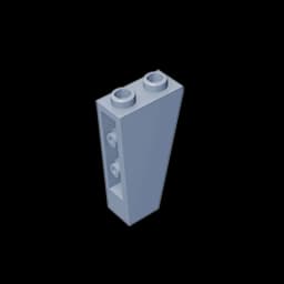 Gobricks GDS-864 Slope, Inverted 75 2 x 1 x 3 compatible with lego 2449 children's DIY Educational Building Blocks Technical