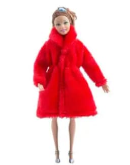 New 30cm 1/6 Grows Outfit Flannel coat Accessories Clothes for Barbies doll