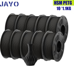 JAYO PETG PLA High Speed Matte PETG PLA Plus 10 Rolls Filament 1.75mm No Bubbles Smooth Multiple Colors Optional for 3D Printing