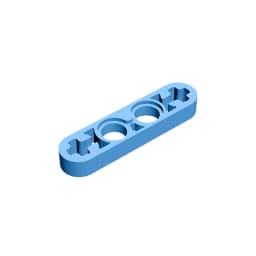 MOC PARTS GDS-690 Technical, Liftarm Thin 1 x 4 - Axle Holes compatible with lego 32449 pieces of children's toys