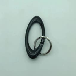 1pcs Oval Shaped Metal Carabiner Keychain Multifunctional Mountaineering Car Key Ring Outdoor Backpack Waist Hanging Decor DIY