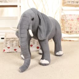 Simulation 1PC 40/60cm Infant Appease Elephant Playmate Calm Doll Appease Toys Standing Elephant Plush Toys Stuffed Toy
