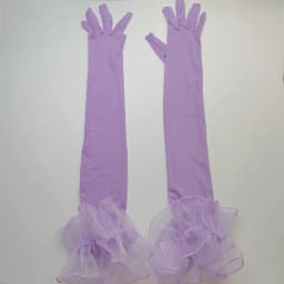 Sexy Lace Pearl Black Silk Perspective Thin Wedding Dress Long Gloves Women Sunscreen Sleeves Summer Outdoor Sun Driving Mittens